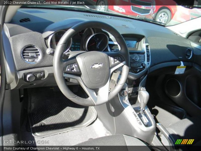 Gold Mist Metallic / Jet Black 2012 Chevrolet Cruze LT