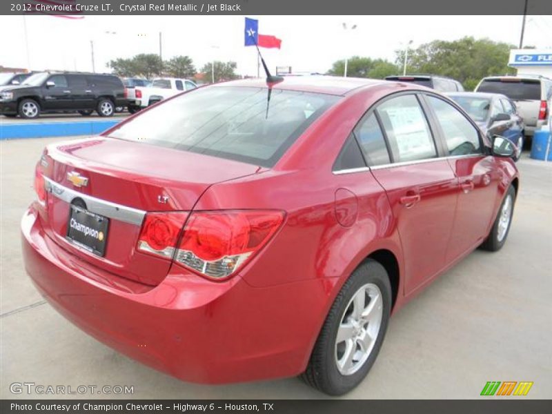 Crystal Red Metallic / Jet Black 2012 Chevrolet Cruze LT