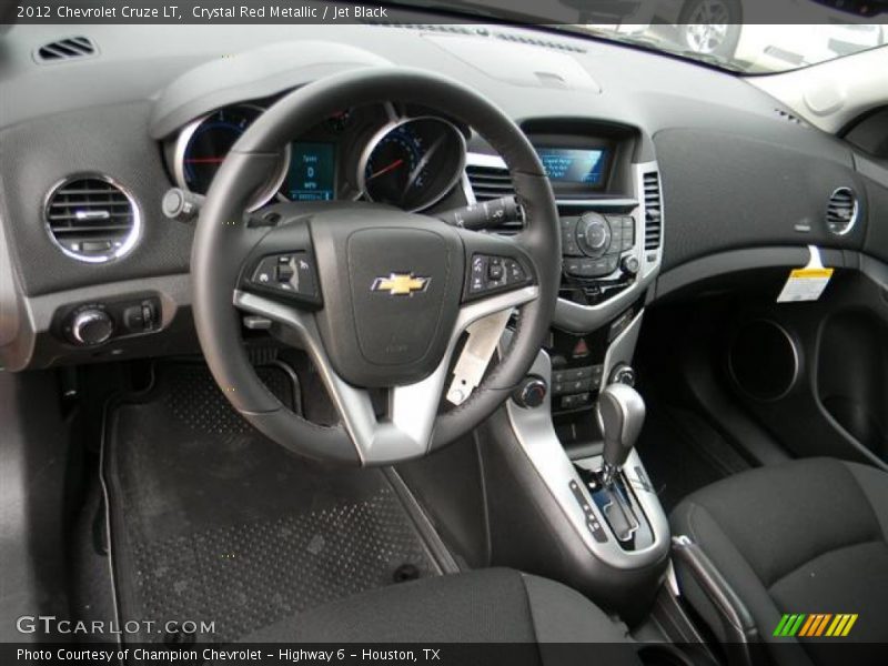 Crystal Red Metallic / Jet Black 2012 Chevrolet Cruze LT