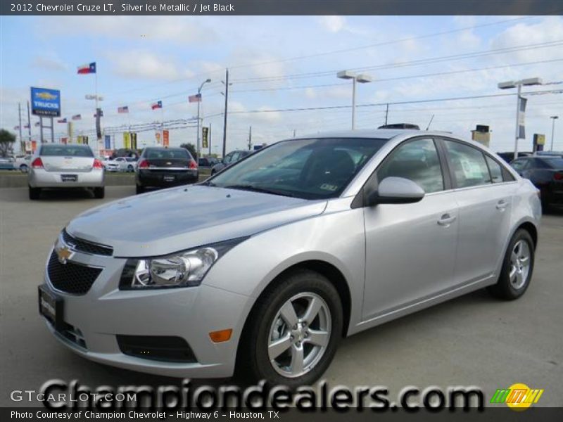 Silver Ice Metallic / Jet Black 2012 Chevrolet Cruze LT