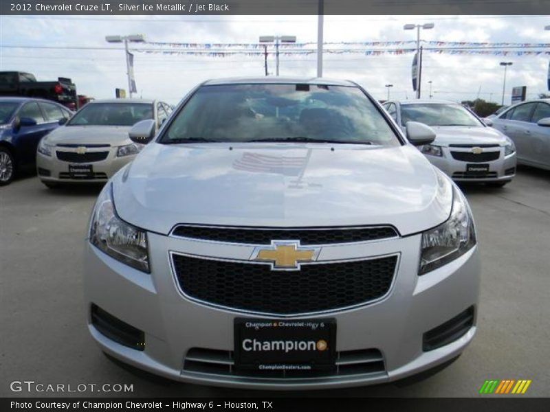 Silver Ice Metallic / Jet Black 2012 Chevrolet Cruze LT