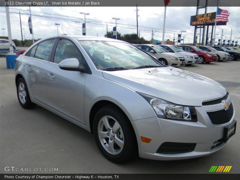Silver Ice Metallic / Jet Black 2012 Chevrolet Cruze LT