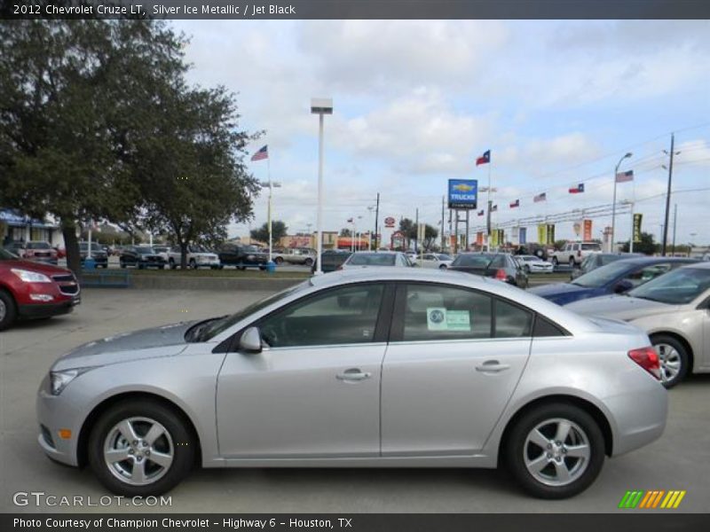 Silver Ice Metallic / Jet Black 2012 Chevrolet Cruze LT