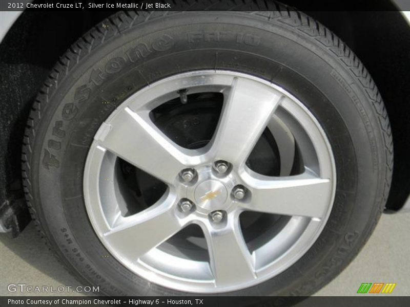 Silver Ice Metallic / Jet Black 2012 Chevrolet Cruze LT