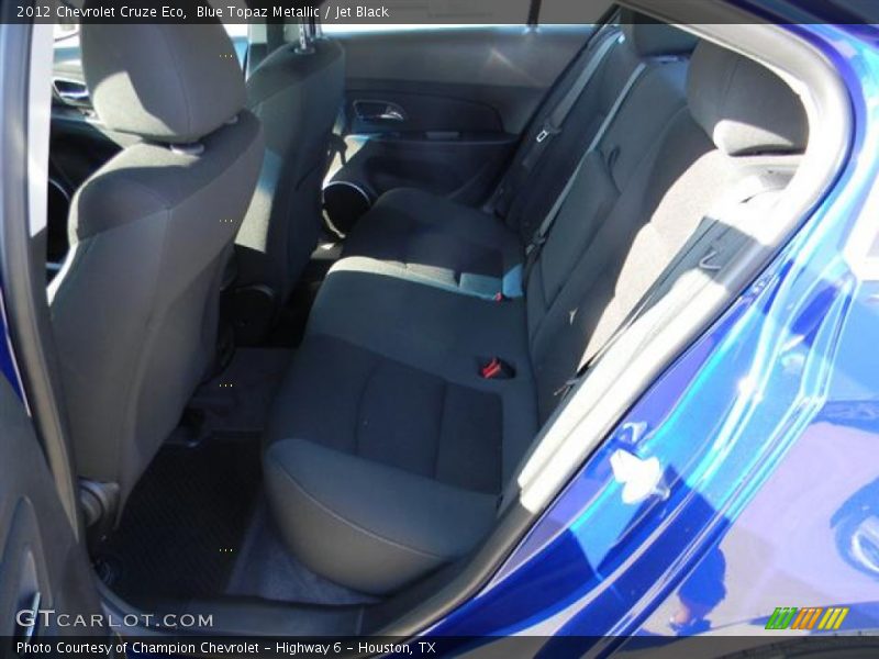 Blue Topaz Metallic / Jet Black 2012 Chevrolet Cruze Eco