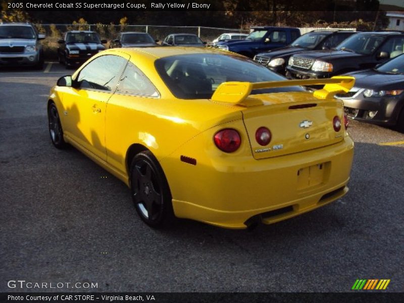 Rally Yellow / Ebony 2005 Chevrolet Cobalt SS Supercharged Coupe