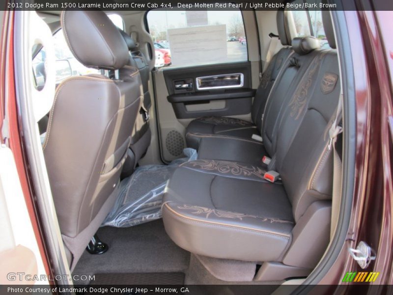 Deep Molten Red Pearl / Light Pebble Beige/Bark Brown 2012 Dodge Ram 1500 Laramie Longhorn Crew Cab 4x4