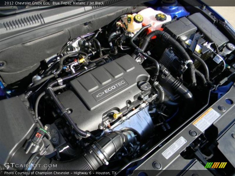 Blue Topaz Metallic / Jet Black 2012 Chevrolet Cruze Eco