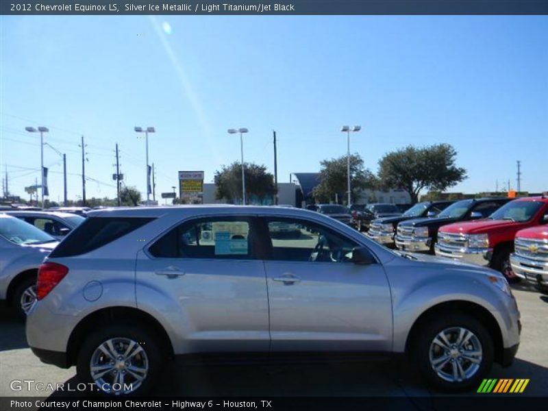Silver Ice Metallic / Light Titanium/Jet Black 2012 Chevrolet Equinox LS