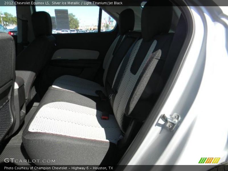 Silver Ice Metallic / Light Titanium/Jet Black 2012 Chevrolet Equinox LS