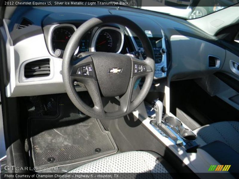 Silver Ice Metallic / Light Titanium/Jet Black 2012 Chevrolet Equinox LS