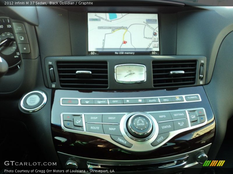 Black Obsidian / Graphite 2012 Infiniti M 37 Sedan