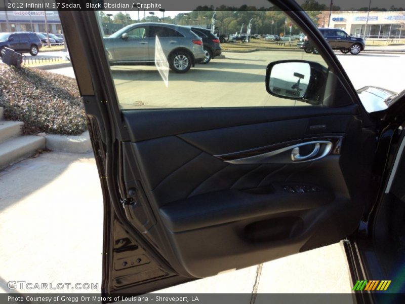 Black Obsidian / Graphite 2012 Infiniti M 37 Sedan