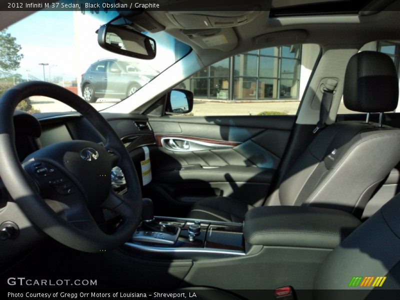 Black Obsidian / Graphite 2012 Infiniti M 37 Sedan