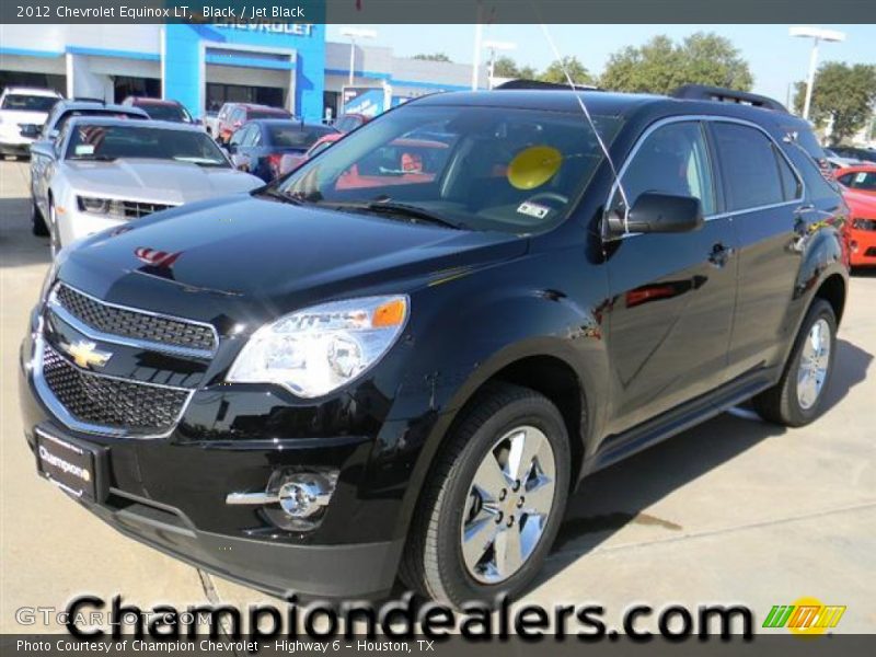 Black / Jet Black 2012 Chevrolet Equinox LT