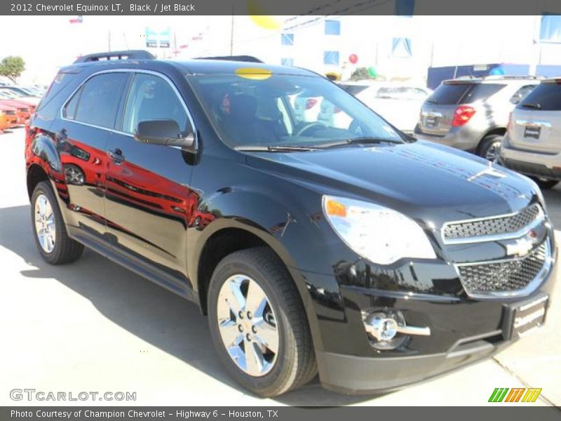 Black / Jet Black 2012 Chevrolet Equinox LT