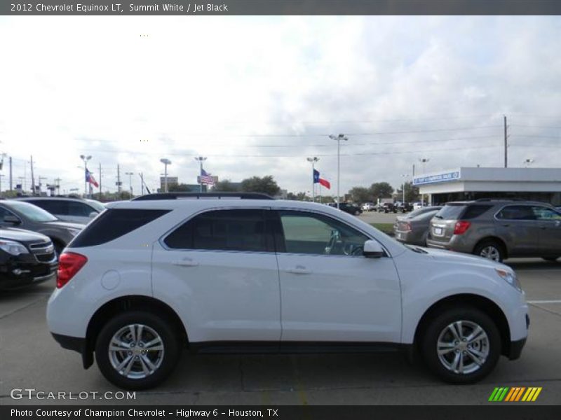 Summit White / Jet Black 2012 Chevrolet Equinox LT