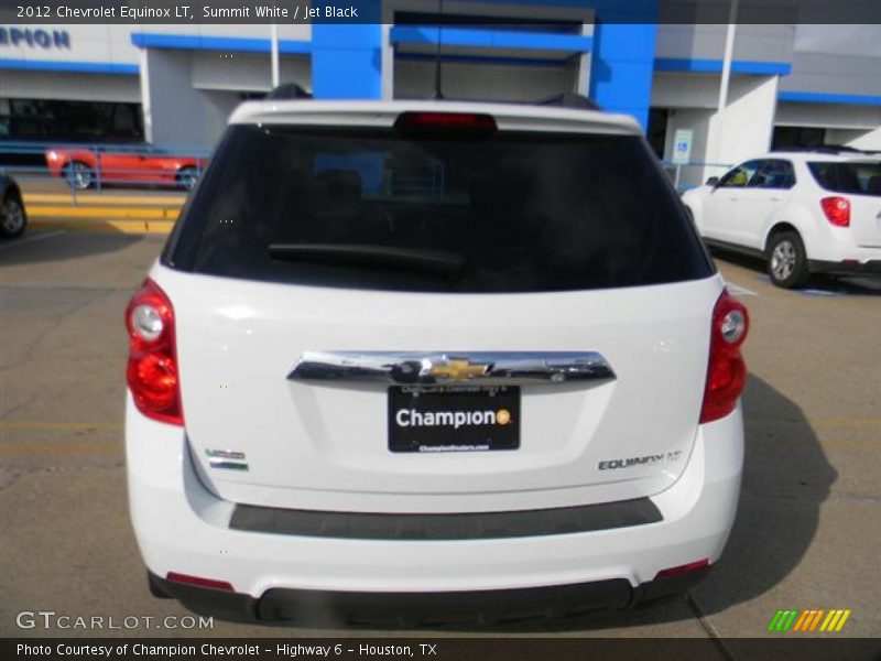 Summit White / Jet Black 2012 Chevrolet Equinox LT