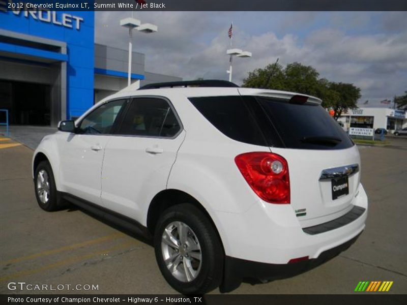 Summit White / Jet Black 2012 Chevrolet Equinox LT