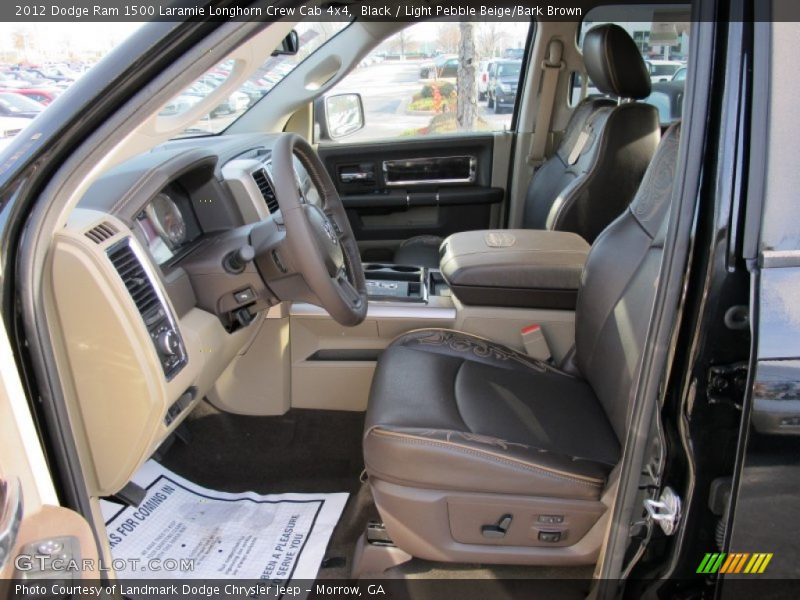 Laramie Longhorn Leather Interior - 2012 Dodge Ram 1500 Laramie Longhorn Crew Cab 4x4