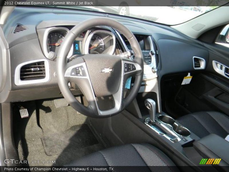 Summit White / Jet Black 2012 Chevrolet Equinox LT