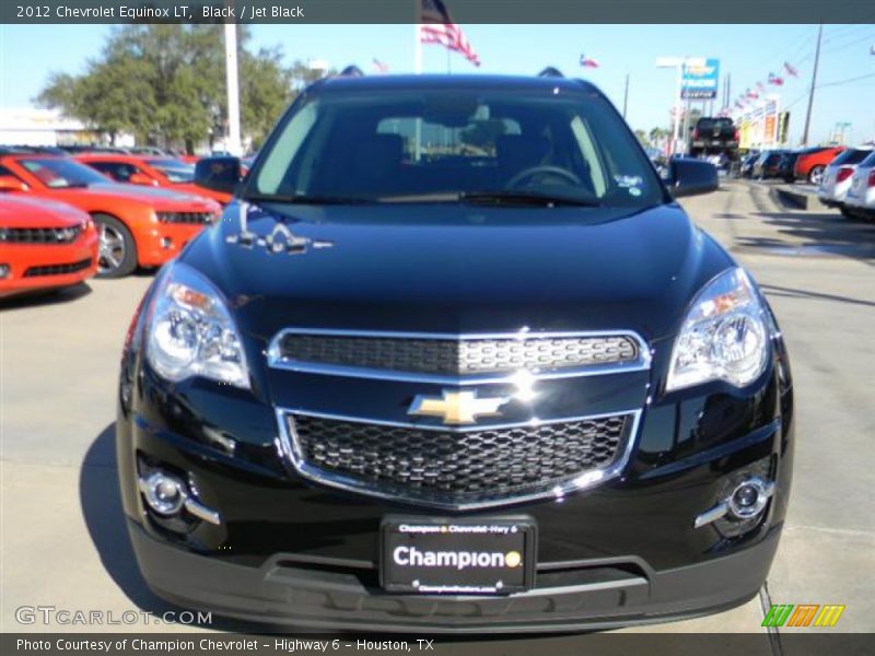 Black / Jet Black 2012 Chevrolet Equinox LT