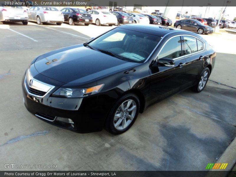 Crystal Black Pearl / Ebony 2012 Acura TL 3.5