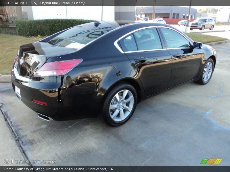 Crystal Black Pearl / Ebony 2012 Acura TL 3.5