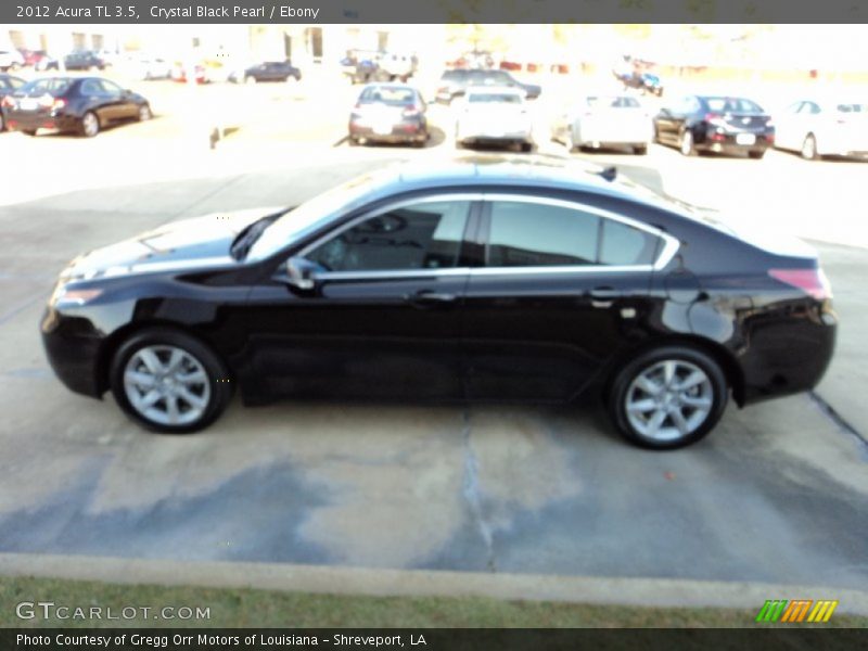 Crystal Black Pearl / Ebony 2012 Acura TL 3.5
