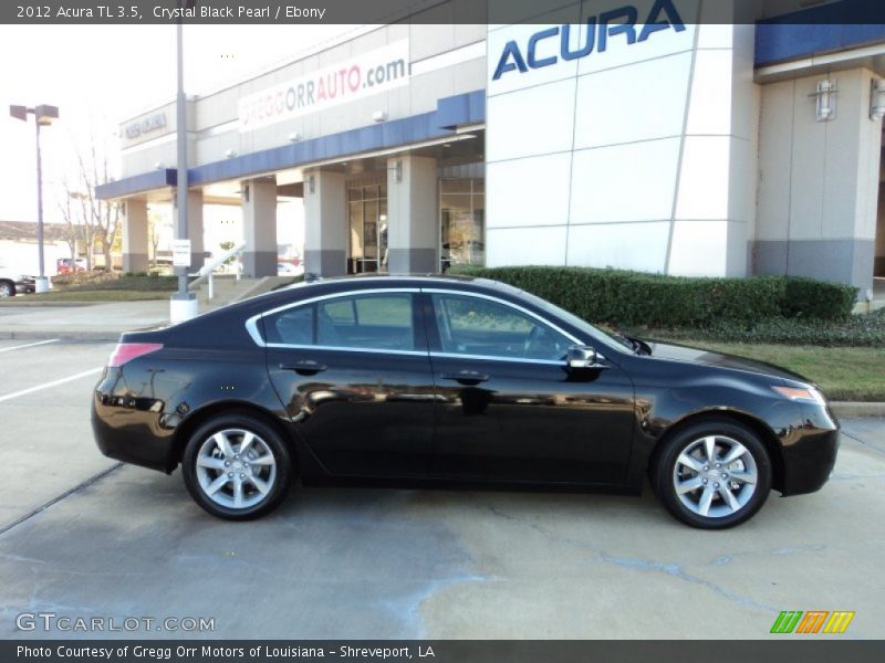 Crystal Black Pearl / Ebony 2012 Acura TL 3.5