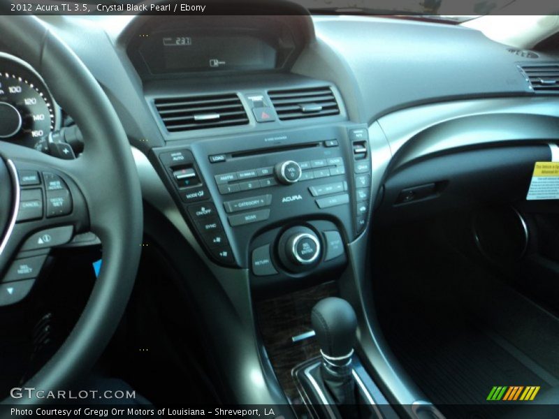 Crystal Black Pearl / Ebony 2012 Acura TL 3.5