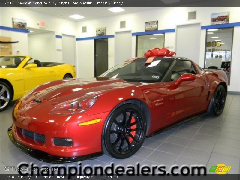 Crystal Red Metallic Tintcoat / Ebony 2012 Chevrolet Corvette Z06