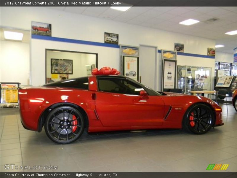 Crystal Red Metallic Tintcoat / Ebony 2012 Chevrolet Corvette Z06