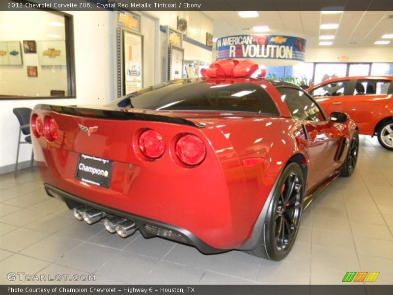 Crystal Red Metallic Tintcoat / Ebony 2012 Chevrolet Corvette Z06