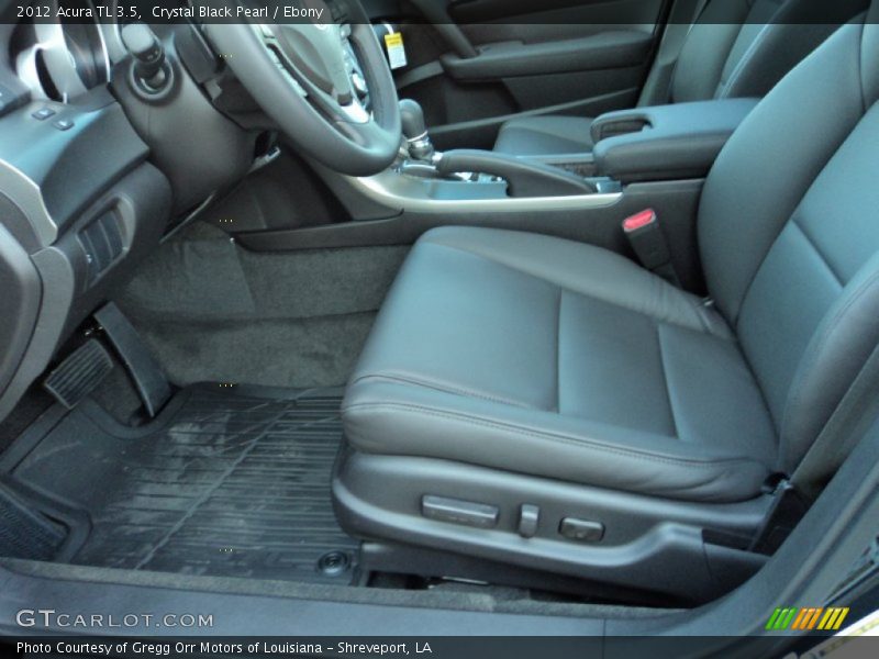 Crystal Black Pearl / Ebony 2012 Acura TL 3.5