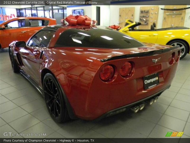 Crystal Red Metallic Tintcoat / Ebony 2012 Chevrolet Corvette Z06