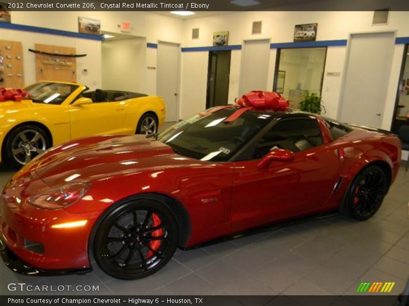 Crystal Red Metallic Tintcoat / Ebony 2012 Chevrolet Corvette Z06
