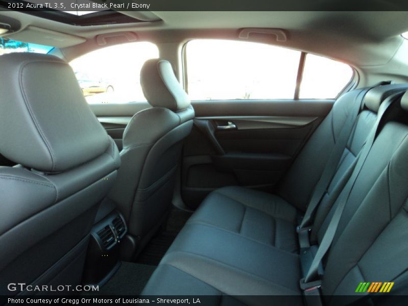 Crystal Black Pearl / Ebony 2012 Acura TL 3.5