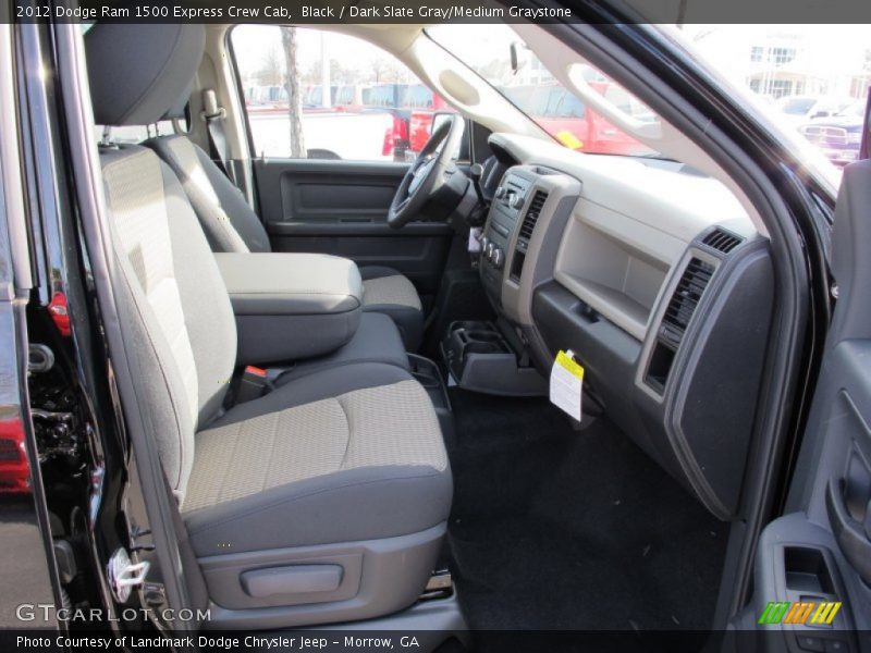 Black / Dark Slate Gray/Medium Graystone 2012 Dodge Ram 1500 Express Crew Cab