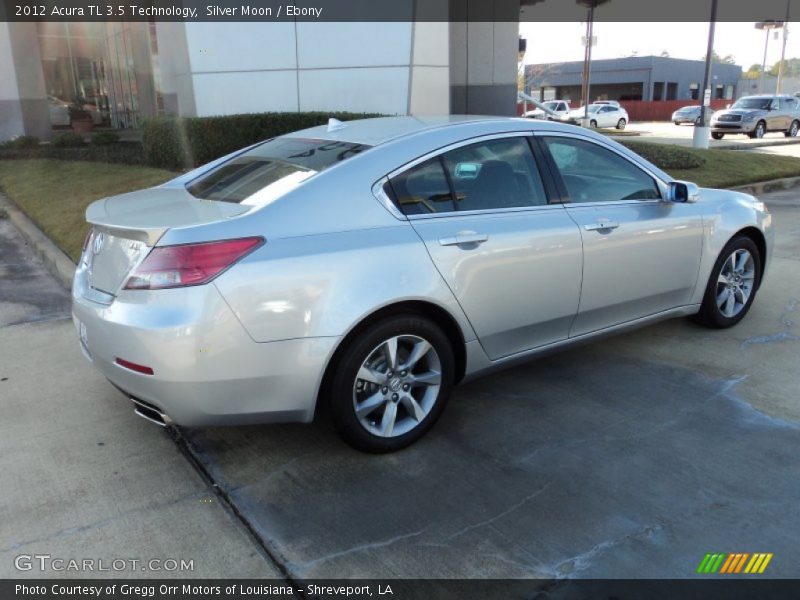 Silver Moon / Ebony 2012 Acura TL 3.5 Technology
