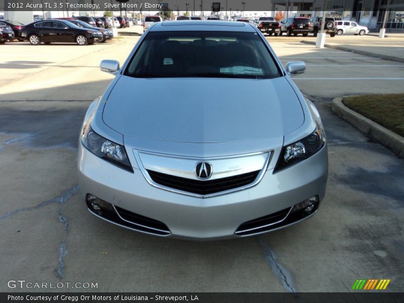 Silver Moon / Ebony 2012 Acura TL 3.5 Technology