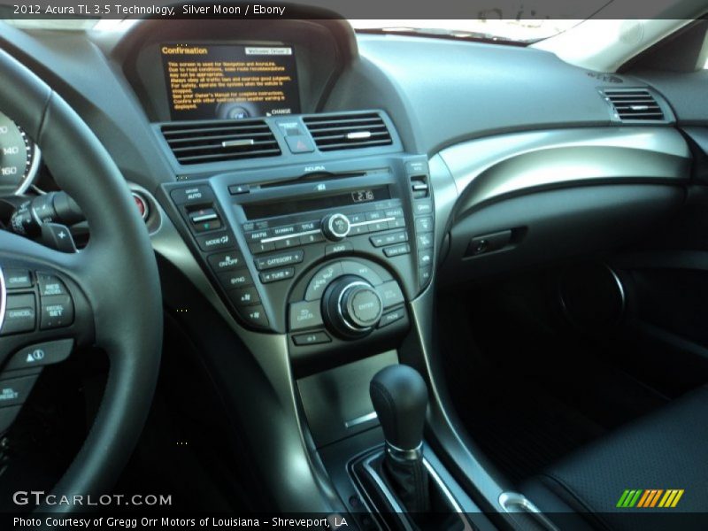 Silver Moon / Ebony 2012 Acura TL 3.5 Technology