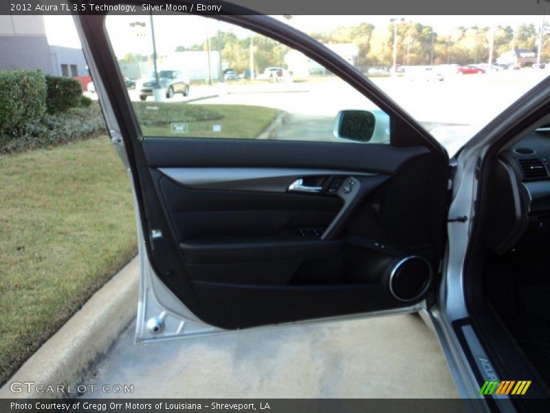 Silver Moon / Ebony 2012 Acura TL 3.5 Technology