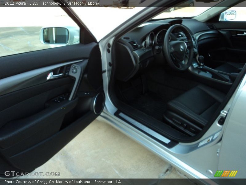 Silver Moon / Ebony 2012 Acura TL 3.5 Technology