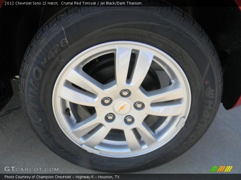 Crystal Red Tintcoat / Jet Black/Dark Titanium 2012 Chevrolet Sonic LS Hatch