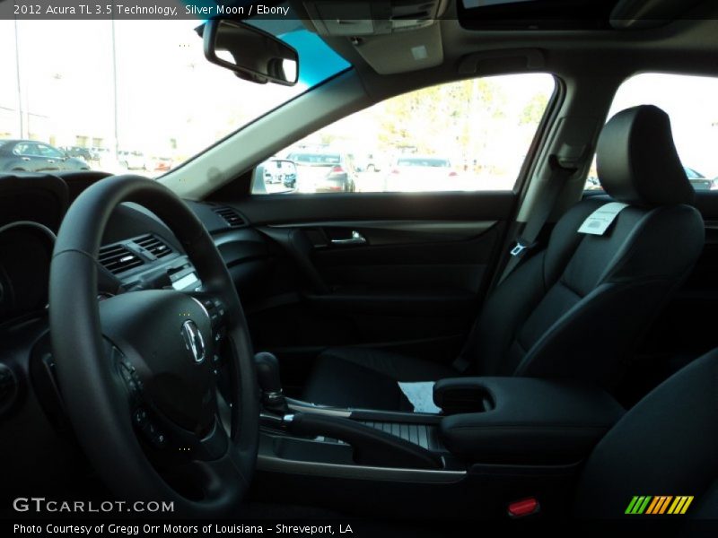 Silver Moon / Ebony 2012 Acura TL 3.5 Technology