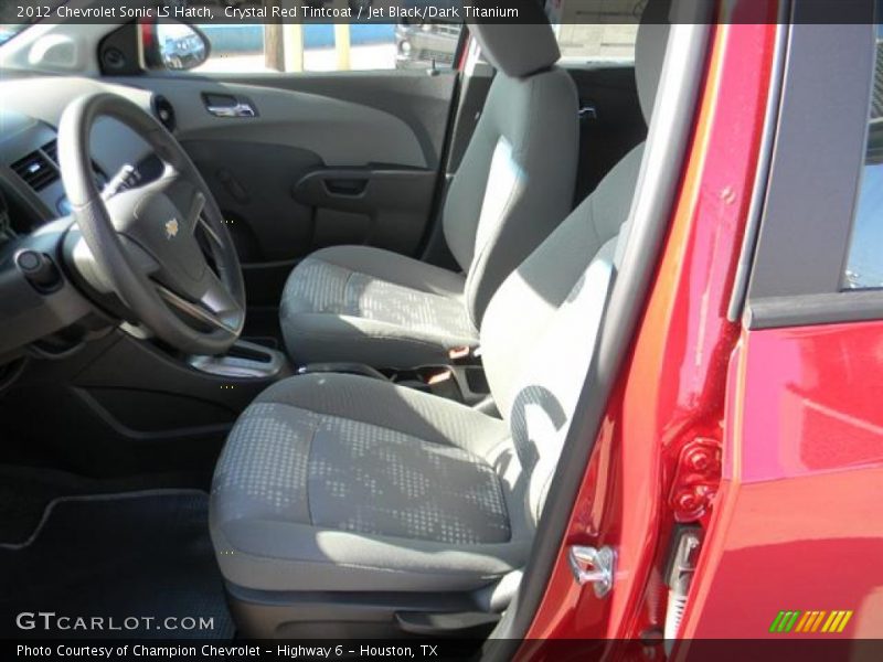 Crystal Red Tintcoat / Jet Black/Dark Titanium 2012 Chevrolet Sonic LS Hatch