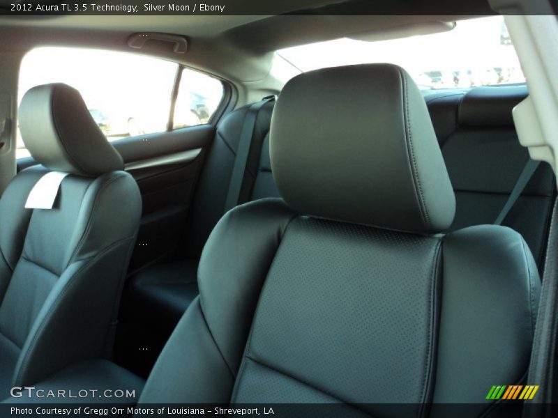 Silver Moon / Ebony 2012 Acura TL 3.5 Technology