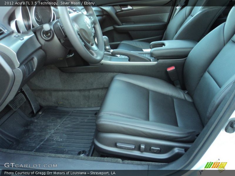 Silver Moon / Ebony 2012 Acura TL 3.5 Technology