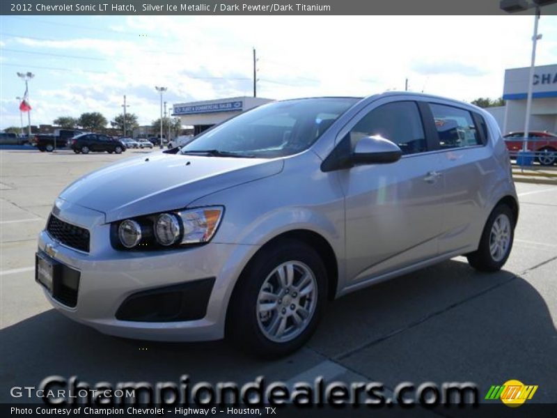 Silver Ice Metallic / Dark Pewter/Dark Titanium 2012 Chevrolet Sonic LT Hatch